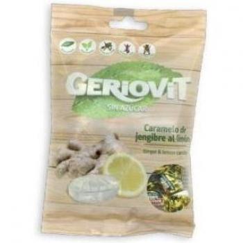 Caramelos de Jengibre y Limón Sin Azúcar Geriovit 75 g (Paquete de 5)