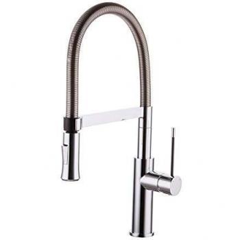 Clever Chef Carbon - Grifo de cocina flexible semiprofessional