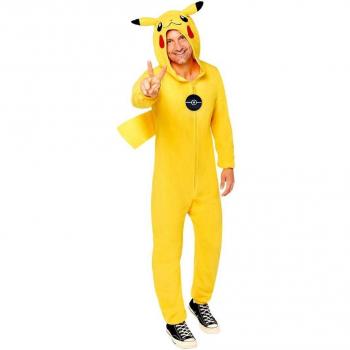 Disfraz de Pikachu Pokémon para Adultos con Cola y Orejas