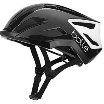 bollé Exo Casco de Ciclismo, Unisex, Negro Brillante, Talla única