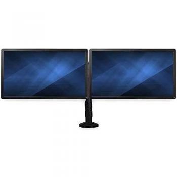 StarTech.com Dual Monitor Mount - Supports Monitors 13'' to 27'' - Adjustable - Desk Clamp or Grommet-Hole Desk Mount for Dual VESA Monitors - Black
