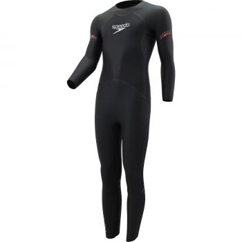Traje de neopreno Speedo Proton Fullsuit para hombre, color negro y rojo, talla L