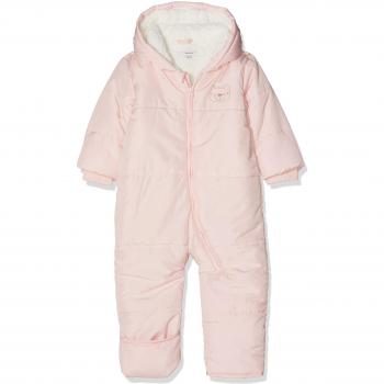 NAME IT Nbfmaki Suit W. Fold Up Feet, Traje de esquí Bebé-Niñas, Rosa