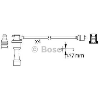 Juego de cables de encendido BOSCH 0 986 357 151