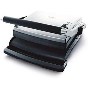 Sage Appliances SGR250BSS4EEU1 Barbacoa y prensa, 2200 W, Acero Inoxidable Cepillado