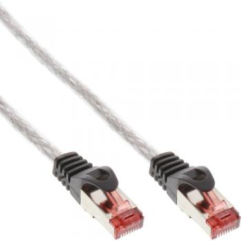 Cable de Red S/FTP Cat.6 0,3m 250MHz PVC Cobre Transparente