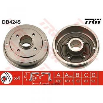 TRW Automotive AfterMarket DB4245 tambor de freno