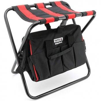 Yato YT-7446 - Bolsa con silla y bolsillos 42 x 29 x 30 cm
