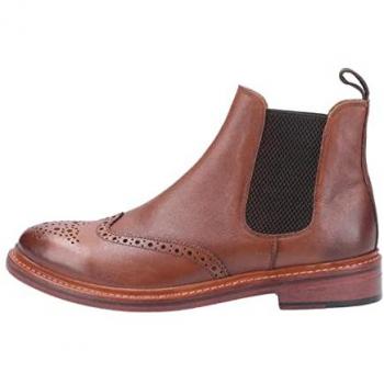 Cotswold Siddington Men's Brown Leather Goodyear Welt Boots - Size UK 10