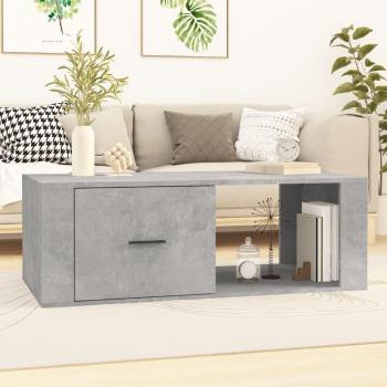 Mesa de centro madera contrachapada 100x50,5x35cm color blanco y negro, con acabado brillante, ideal para salón o comedor, también funciona como mesita auxiliar o mesa de café; y Mesa de centro madera contrach