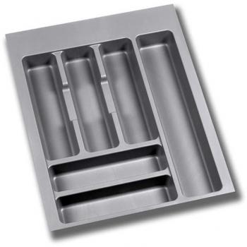 EMUCA - Cubertero Recortable para cajón, Bandeja para Cubiertos cajón Ancho módulo 45cm