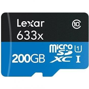 Lexar High Performance - Tarjeta de memoria 633x microSDXC de 200 GB