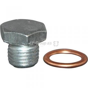 Tapón de drenaje de aceite JP GROUP 1213800100, roscado, para colector de aceite