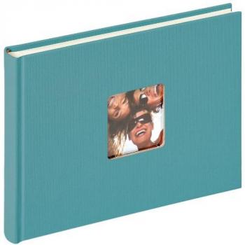 Álbum de Fotos Fun Walther Design con Recorte para Foto y Protector Verde 40 hojas - Encuadernación de Tapa Dura