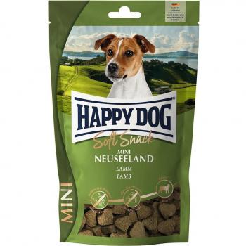 Happy Dog SoftSnack Mini Adult - Nueva Zelanda 100 g, tipo de producto: snack para perros adultos, características: suave, ideal para perros pequeños, formulado con ingredientes de alta calidad de Nueva Zelanda, sin cereales, rico en