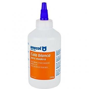 Unecol 5129 Cola (botella cánula), Blanco, 250 g