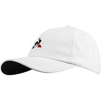 Le Coq Sportif Tennis Pro Cap - Unisex Adult, New Optical White/Black, One Size