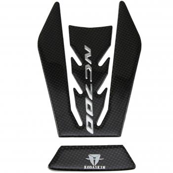 KODASKIN-EU Carbon Tank Pad Sticker Decal Emblem GRIPPER STOMP GRIPS FÁCIL para HONDA NC700 NC700S NC700X