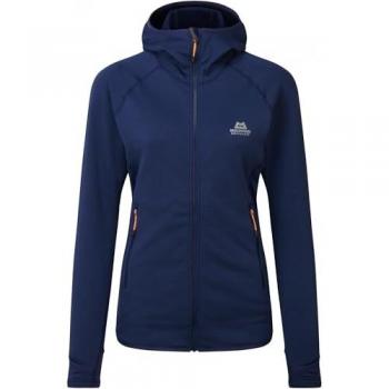 Mountain Equipment Women's Eclipse Hooded Fleece Jacket - Medieval Blue, Size L