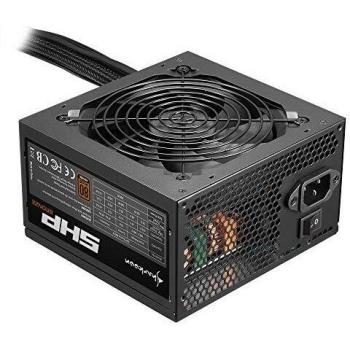 Sharkoon SHP Bronce 600W PC Fuente de alimentación, Negro, 2X PCIe
