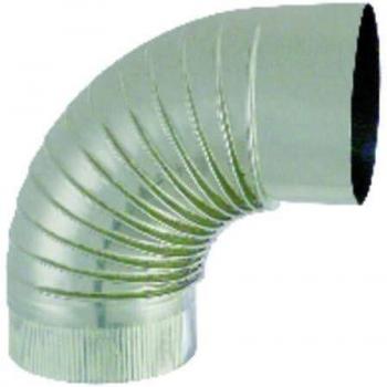Codo a 90° de acero inoxidable Ø153mm - Isotip Joncoux
