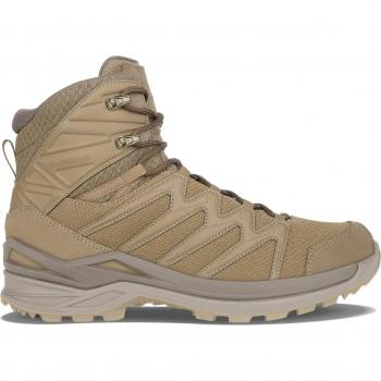 Botas de montaña unisex LOWA Innox Pro GTXI Mid TF con tecnología Gore-Tex, diseño ligero y transpirable, suela Vibram para mayor tracción y soporte en terrenos difíciles
