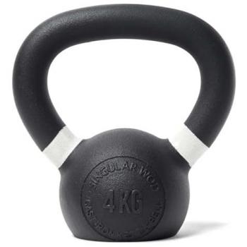 Kettlebell de Hierro Fundido 4 kg para Cross Training - Pesa Rusa Singular WOD
