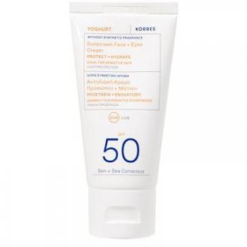 Korres Yoghurt Protective Cream for the Face and Eye Area SPF 50 50 ml