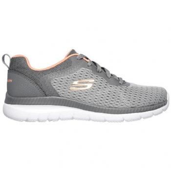 Zapatillas Skechers Bountiful - Quick Pa Mujer Gray Engineered Me