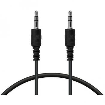 Cable alargador Jack 3.5mm de 1m en color negro