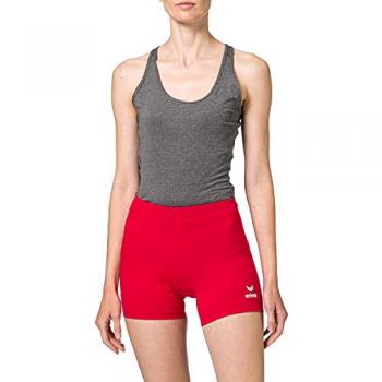 Erima Mallas Cortas Verona para mujer, color rojo, talla 34