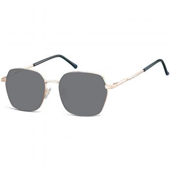 SmartBuy Collection Geometric Full Rim Metal Men's Prescription Sunglasses Blue Size 53 and SmartBuy Collection Geometric Full Rim Plastic Men's Sunglasses Blue Size 53 - Free Lenses - HSA/FSA Insurance