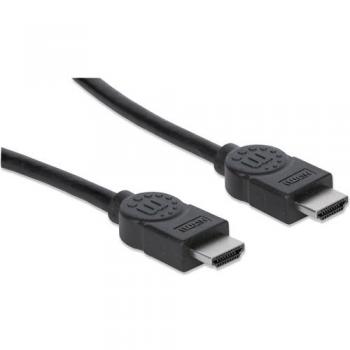 Manhattan High-Speed HDMI Cable with Ethernet, Male to Male, 15 Meters, Black