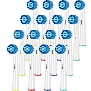 ITECHNIK Compatible Braun Oral b recambios para cepillo,cabezales de repuesto Compatible Eléctrico recargable Oral-B Sensitive EB17
