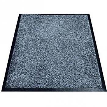 Estera Antisuciedad Eazycare Wash 60x85 cm, Nylon de Alta Resistencia, Color Gris