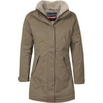Bergson Intention - Abrigo para mujer marrón Bungee Cord [780] Talla:42 [DE 40]