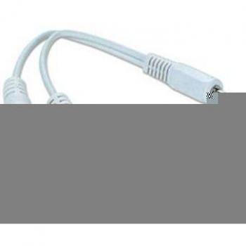 3.5mm Jack to Twin 3.5mm Jack Sockets Stereo Headphone Splitter White