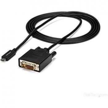 StarTech.com 6 ft USB-C to DVI-D Monitor Cable - 1080p, 1920x1200 Resolution