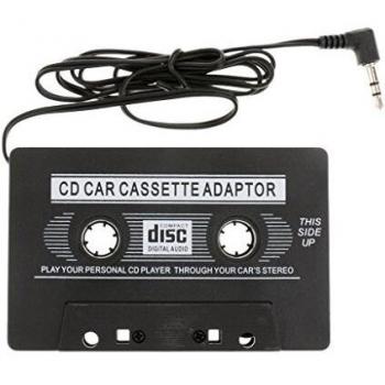 3,5 mm Adaptador de Casete Transmisor Convertidor Audio de Coche para MP3 iPhone - 190x112x15mm, Negro