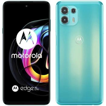 Motorola Edge 20 Lite 6.7 Full HDR+ OLED Display, Dual SIM, Android 11, 5G, USB-C, 8GB RAM, 128GB Storage, 5000mAh Battery, Green
