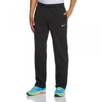 Nike Club Oh Pant-Swoosh - Pantalón para hombre, color negro / blanco, talla L