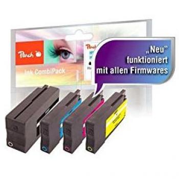 Pack Combinado de Tinta Peach Compatible con HP No. 950 y No. 951 - Cartuchos de Tinta (Negro, Cian, Magenta, Amarillo)