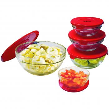 Jocca 4473F - Set de 5 bowls de cristal