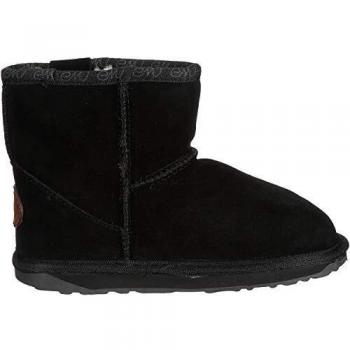 Botín de montaña para niños EMU Wallaby mini K10103 Negro