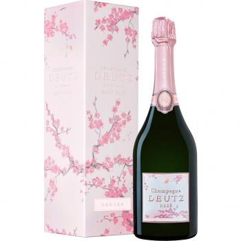 Champán Brut Rosado Deutz 750ml con Estuche Sakura