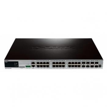 D-Link xStack 24-port SFP Layer 2+ Stackable Managed Gigabit Switch DGS-3420-28SC