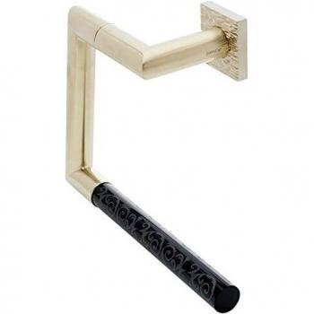 Pomdor - Toallero aro rigato pvd oro mate - negro deco heritage