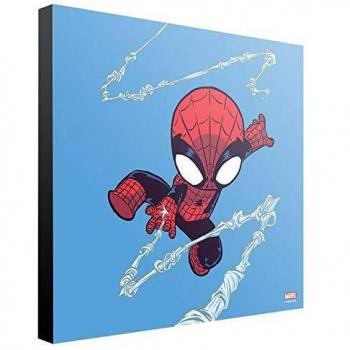 Skottie Young Spider-Man Wooden Wall Art 30x30 cm - Marvel Merchandising License