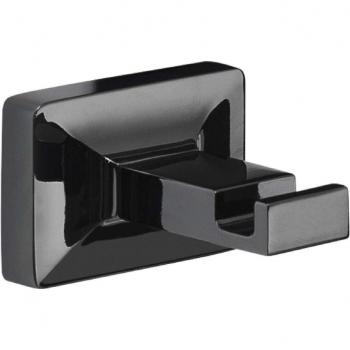 Percha Simple de Baño Gedy Gran Torino Negro Brillo