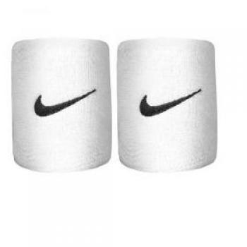 Nike Swoosh Wristband 2 Pack - White - Size: NoSize